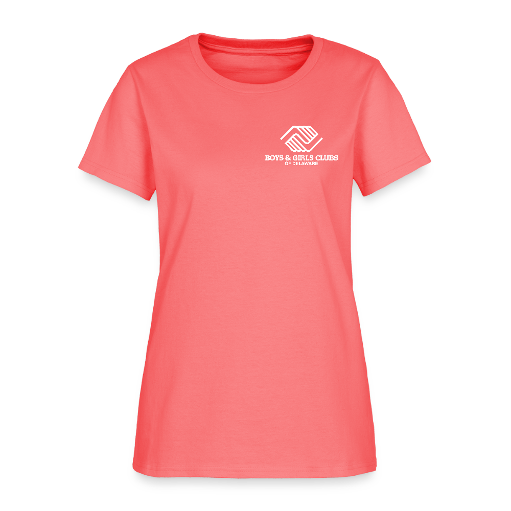 LOGO ONLY Women's T-Shirt - coral