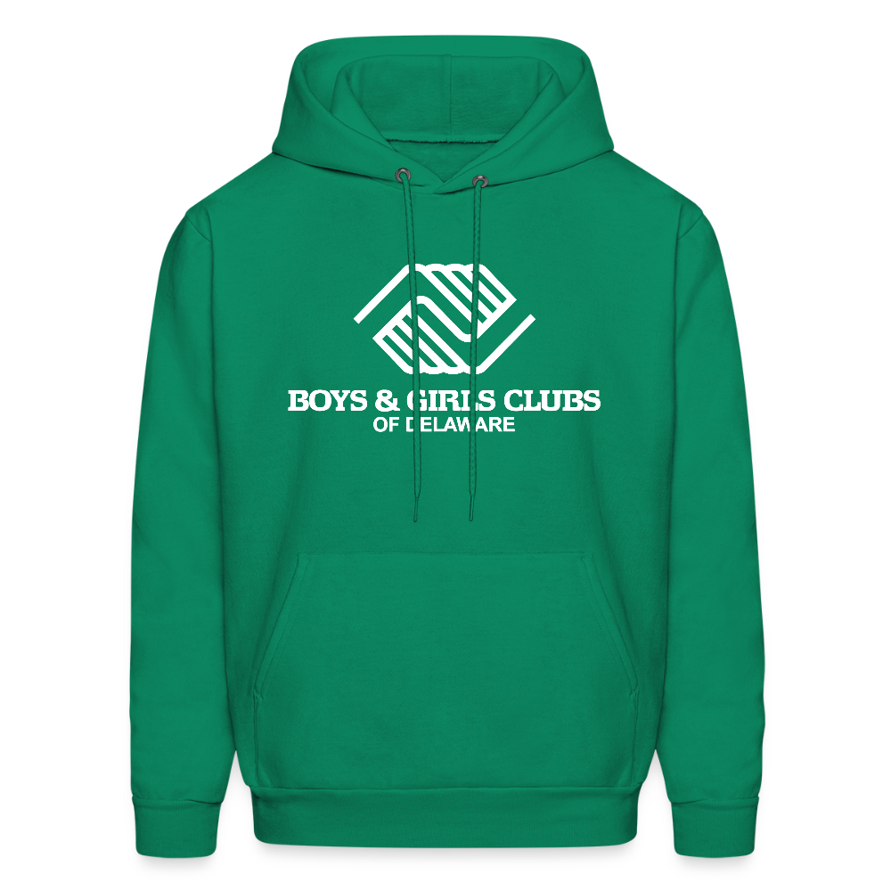 LOGO ONLY Men's Hoodie - kelly green