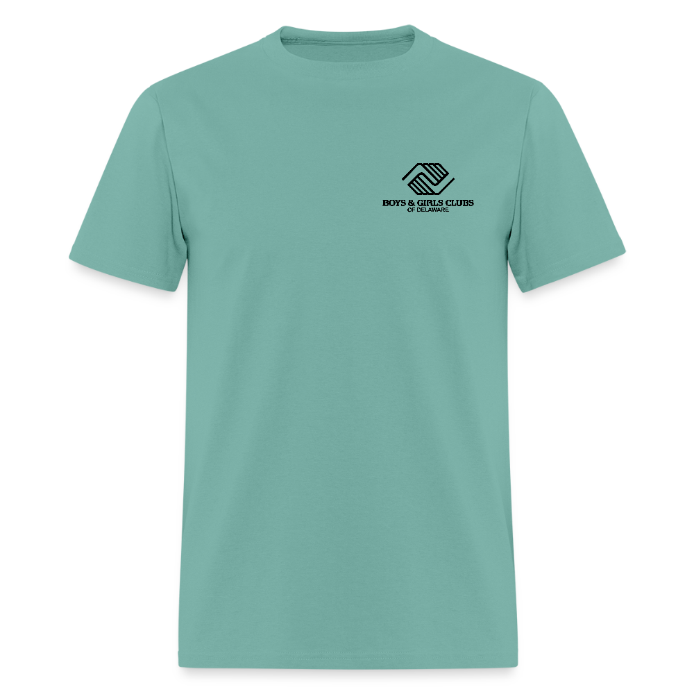 LOGO ONLY Men's T-Shirt | GILDAN 5000 - aquatic