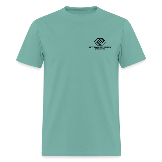 LOGO ONLY Men's T-Shirt | GILDAN 5000 - aquatic