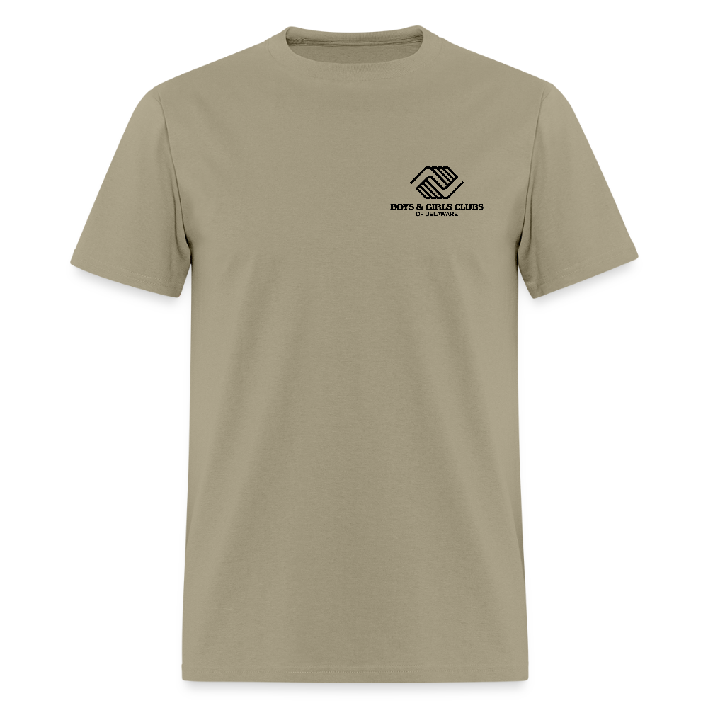 LOGO ONLY Men's T-Shirt | GILDAN 5000 - khaki