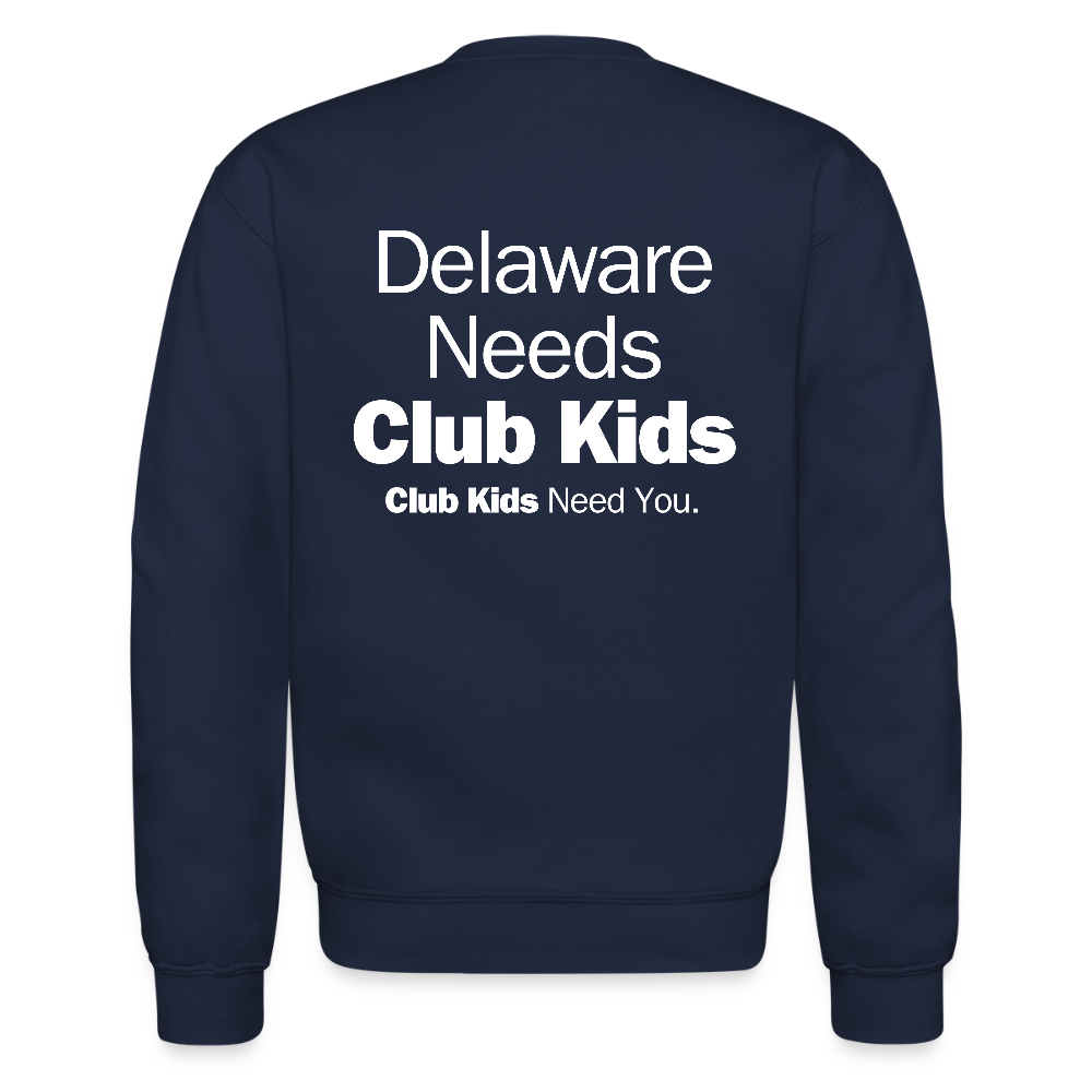 BGCDE Club Kids Need You Crewneck Sweatshirt - navy