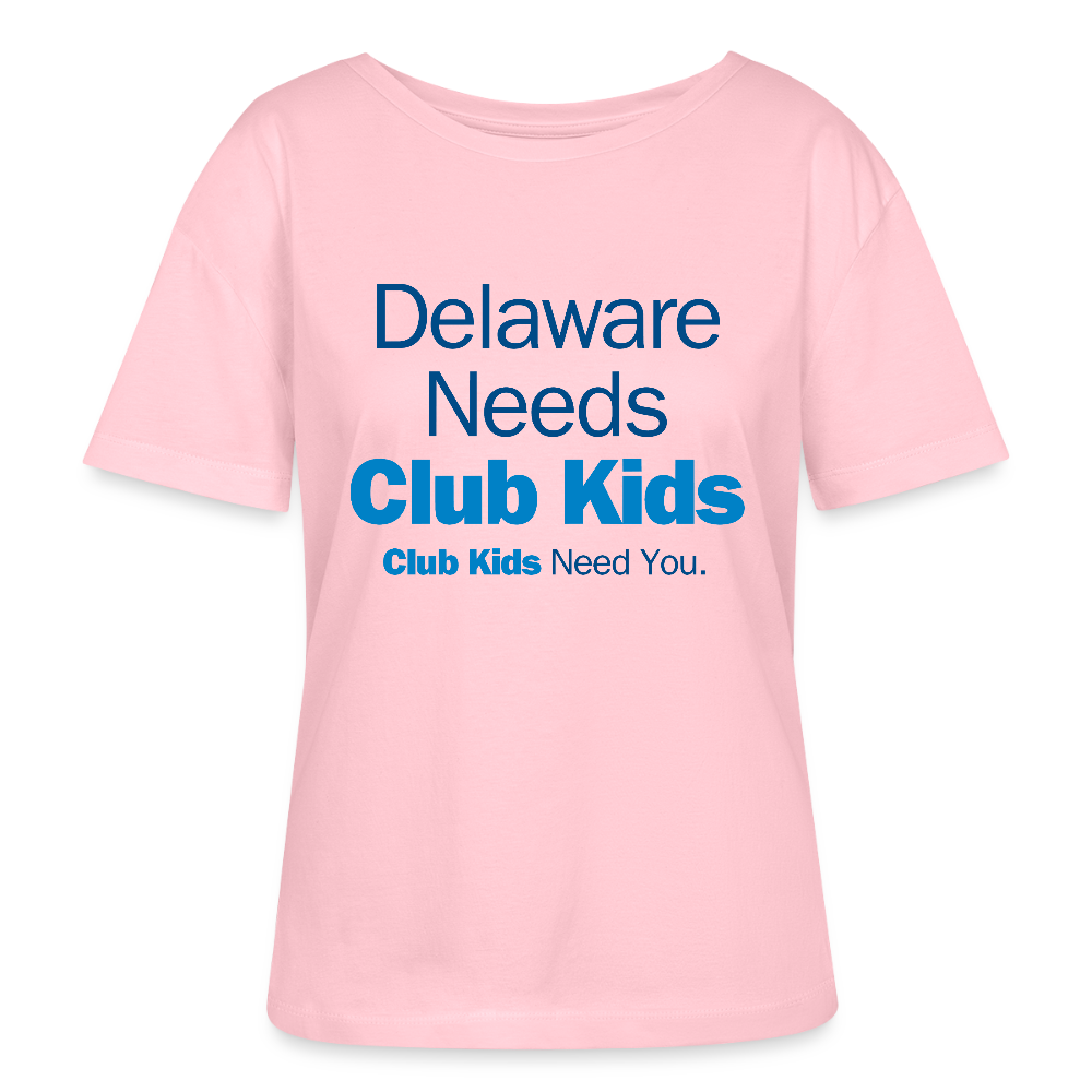 Delaware Needs Club Kids Stanley/Stella Serena Women’s Relaxed Organic T-Shirt - pale pink
