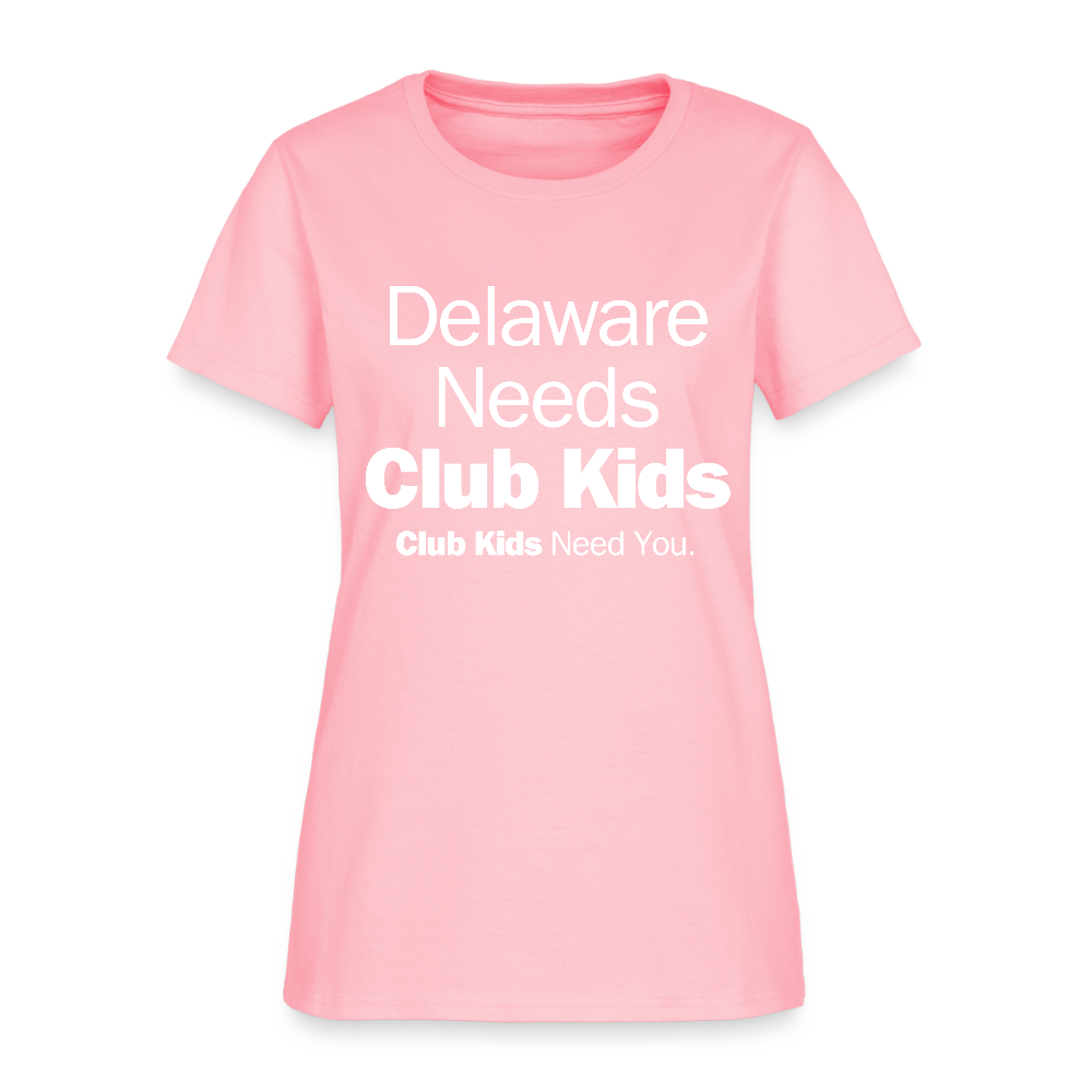 Delaware Needs Club Kids Women's T-Shirt - pink