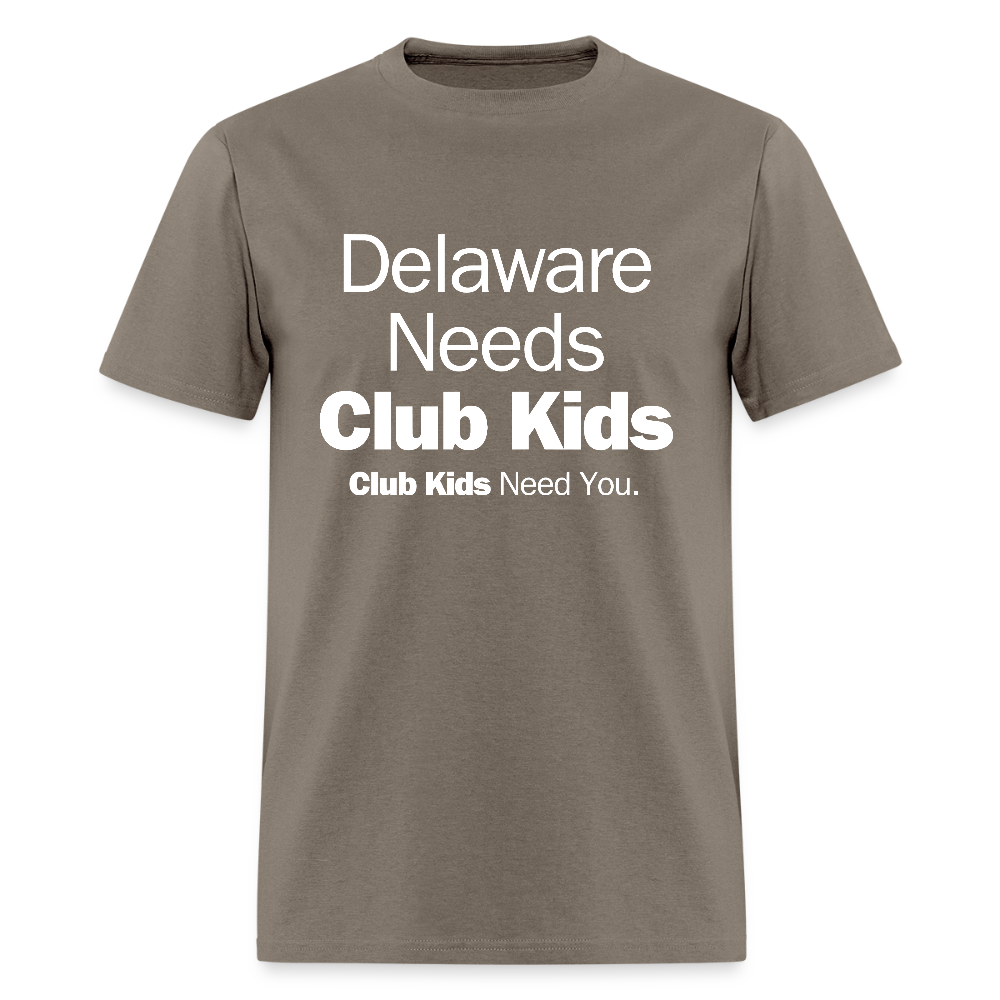 Delaware Needs Club Kids Men's T-Shirt | GILDAN 5000 - safari