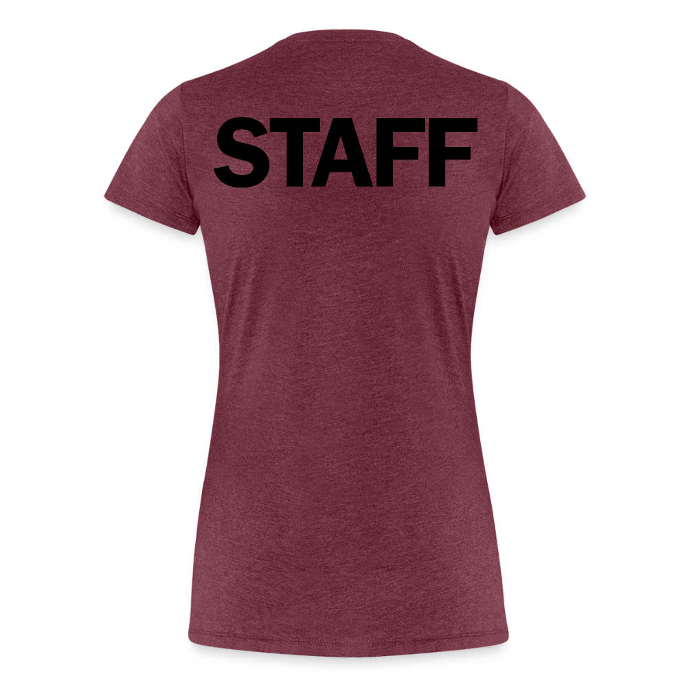 STAFF Women’s Premium T-Shirt - heather burgundy