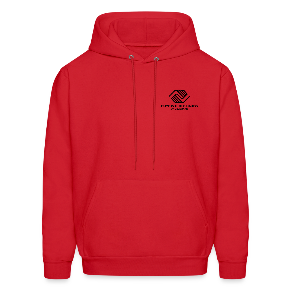 LOGO ONLY Men's Hoodie - red