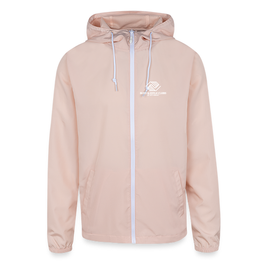 LOGO ONLY Unisex Lightweight Windbreaker Jacket - blush pink 