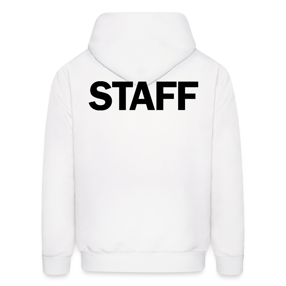 STAFF Men's Hoodie - white