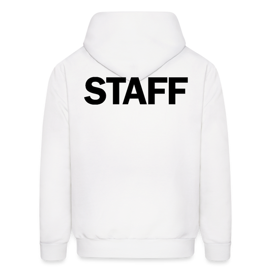 STAFF Men's Hoodie - white