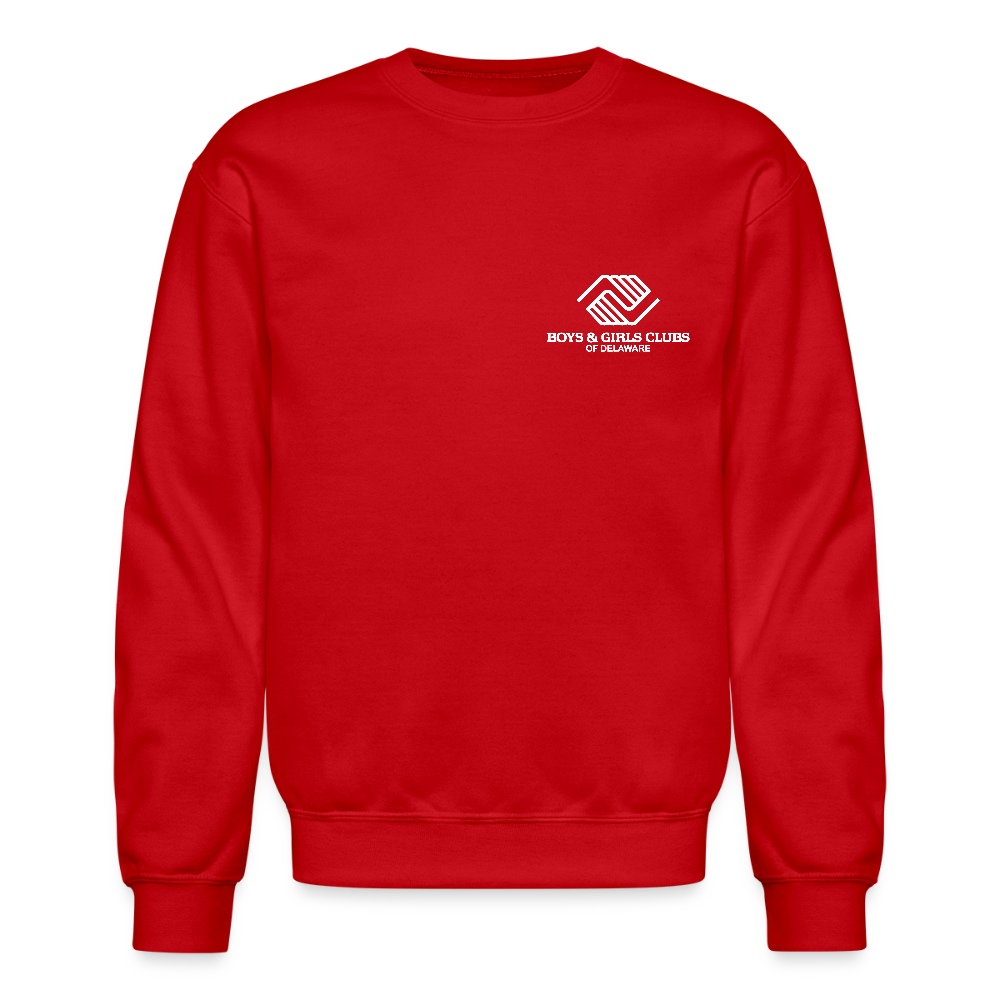 LOGO ONLY Crewneck Sweatshirt - red