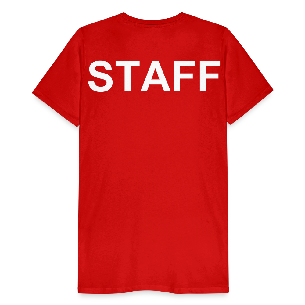 STAFF Men's Premium T-Shirt - red