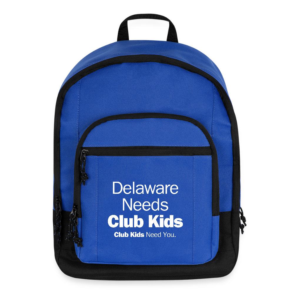 Delaware Needs Club Kids Basic Backpack - royal blue