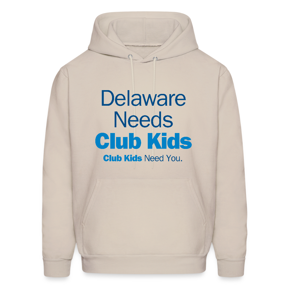 Delaware Needs Club Kids Men's Hoodie - Sand