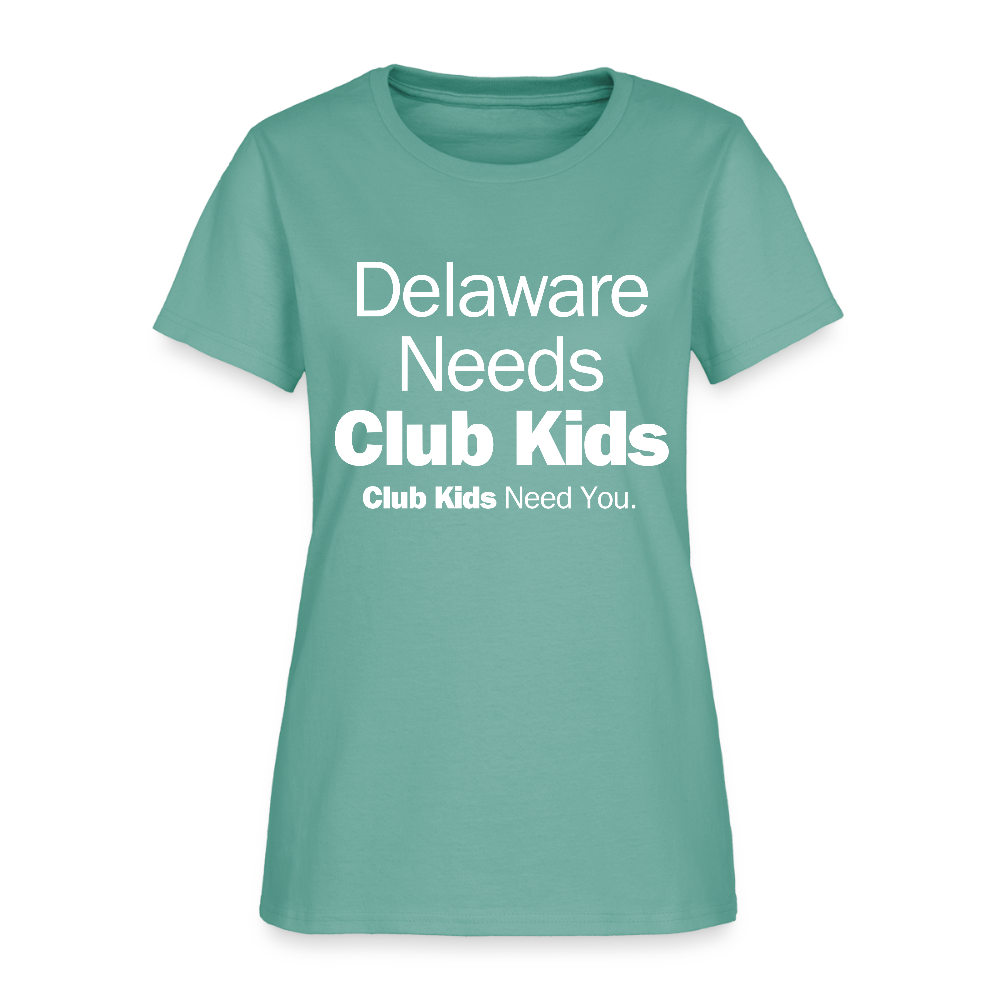 Delaware Needs Club Kids Women's T-Shirt - aquatic