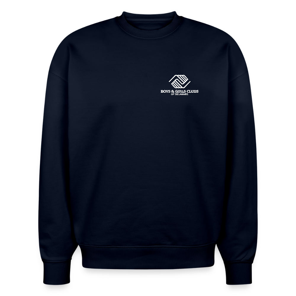 BGCDE Club Kids Need You Stanley/Stella Radder Unisex Oversized Organic Sweatshirt - french navy