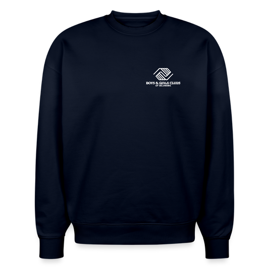 BGCDE Club Kids Need You Stanley/Stella Radder Unisex Oversized Organic Sweatshirt - french navy