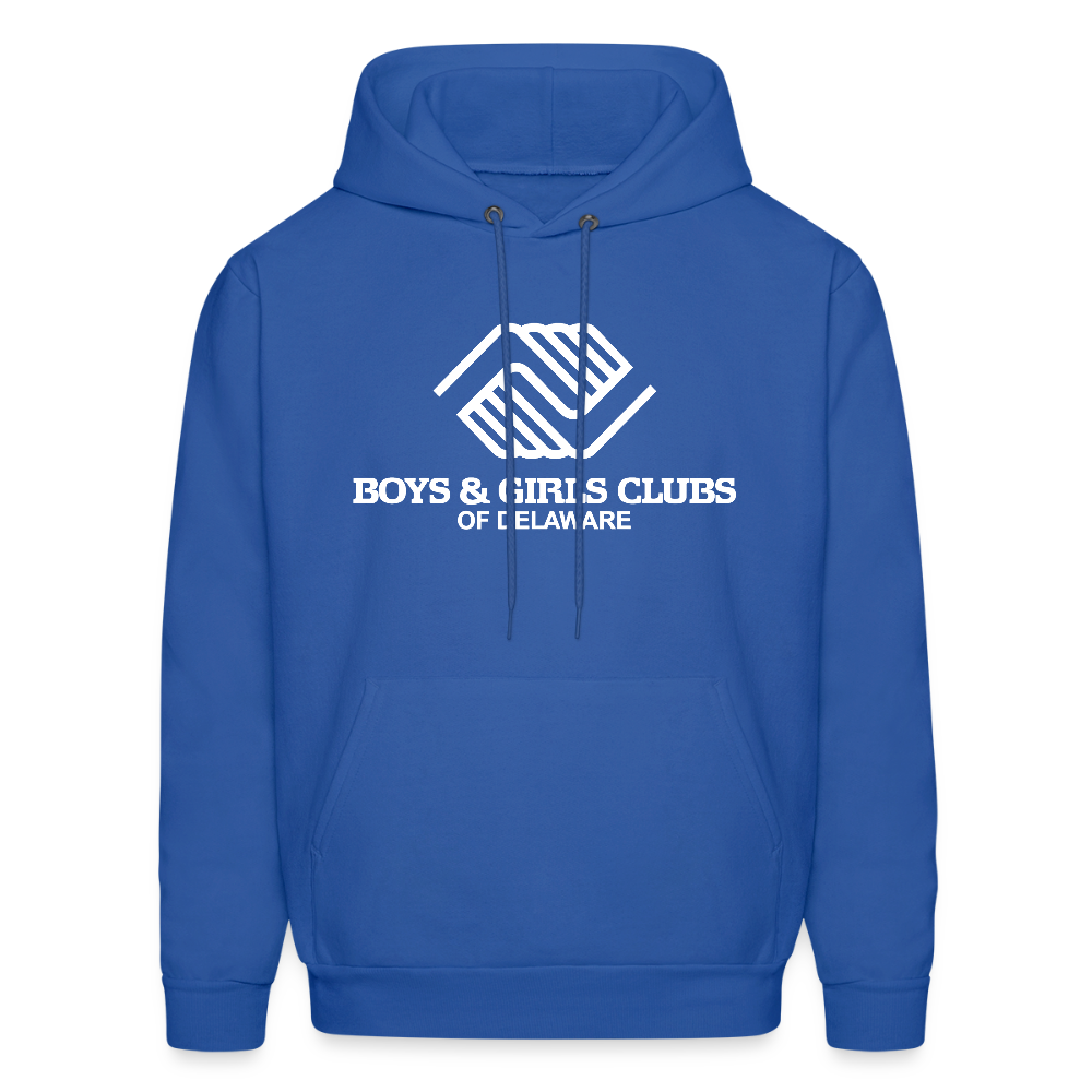 LOGO ONLY Men's Hoodie - royal blue