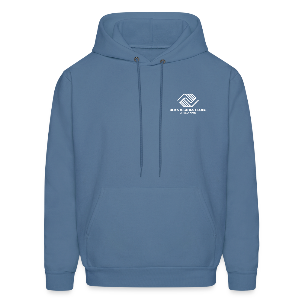 LOGO ONLY Men's Hoodie - denim blue