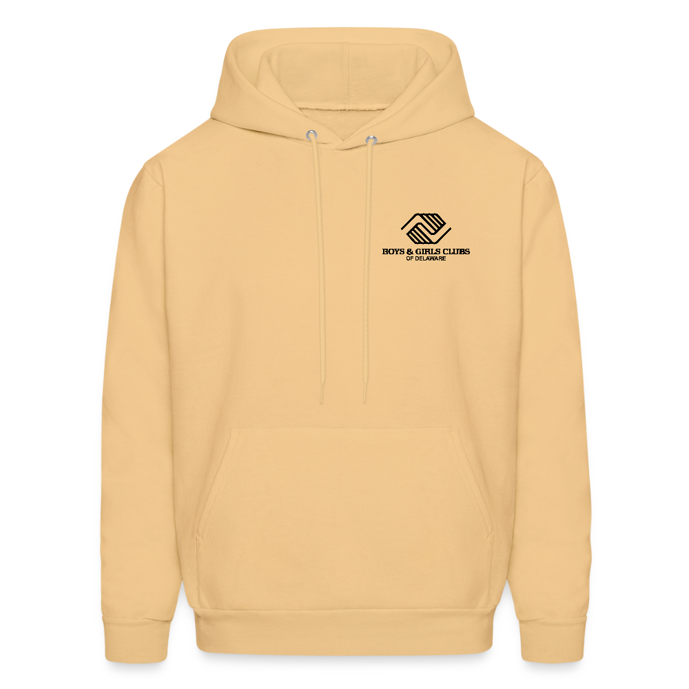 LOGO ONLY Men's Hoodie - light gold 