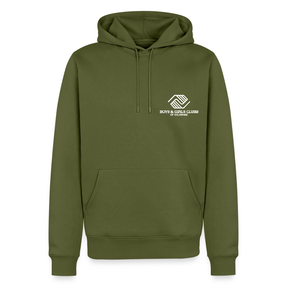 LOGO ONLY Men’s Premium Hoodie - khaki