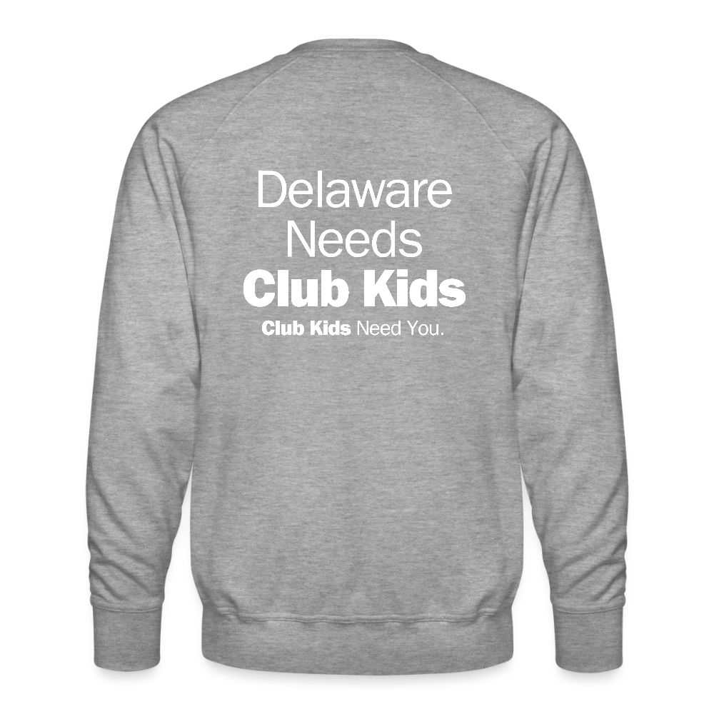 BGCDE Club Kids Need You  Men’s Premium Sweatshirt - heather grey
