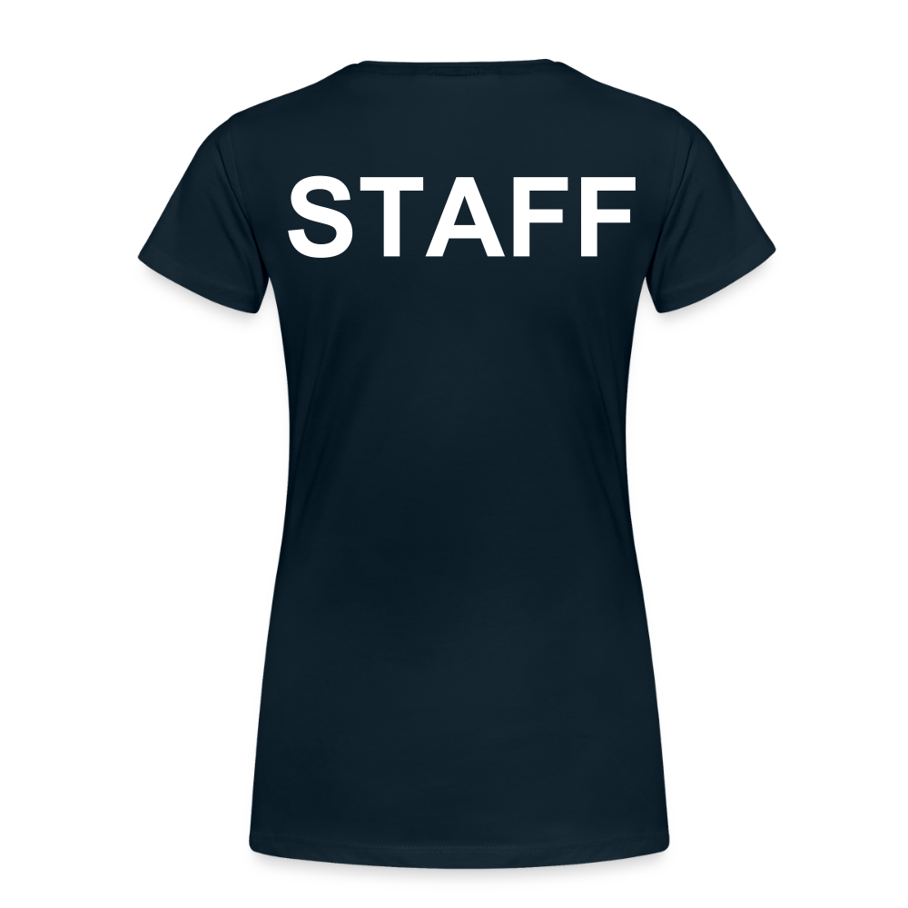 STAFF Women’s Premium T-Shirt - deep navy