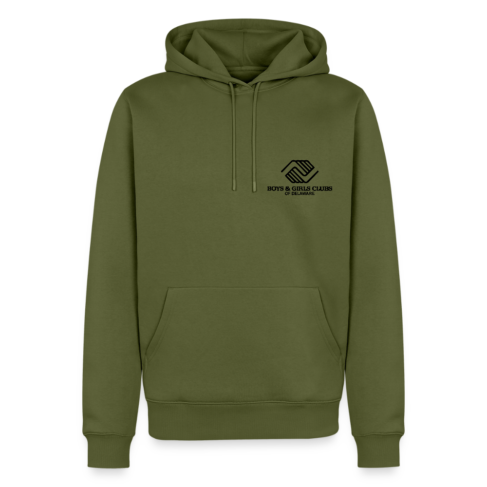 LOGO ONLY Men’s Premium Hoodie - khaki green 
