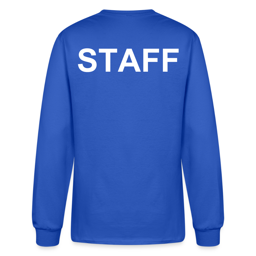 STAFF Men's Long Sleeve T-Shirt - royal blue