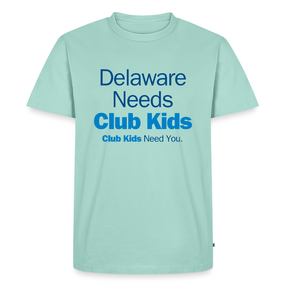 Delaware Needs Club Kids Men's Premium T-Shirt - mint