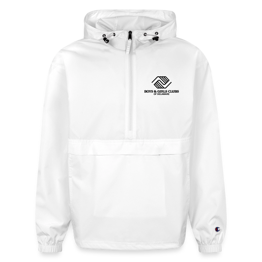 BGCDE Club Kids Need You BLUE- Dual Sided Champion Packable Jacket - white