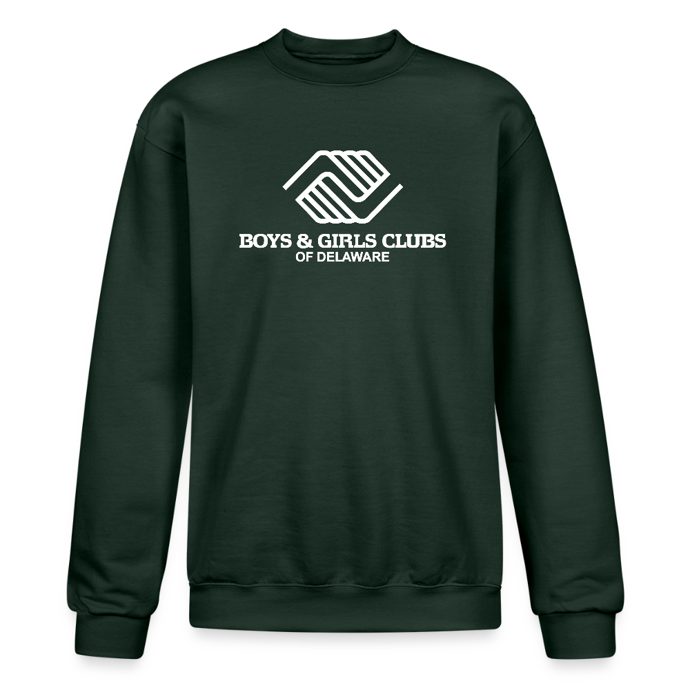 LOGO ONLY Champion Unisex Powerblend Sweatshirt - Dark Green
