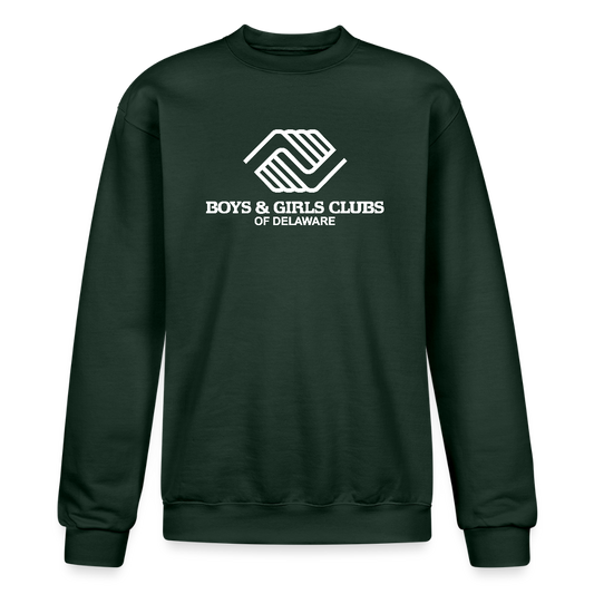 LOGO ONLY Champion Unisex Powerblend Sweatshirt - Dark Green