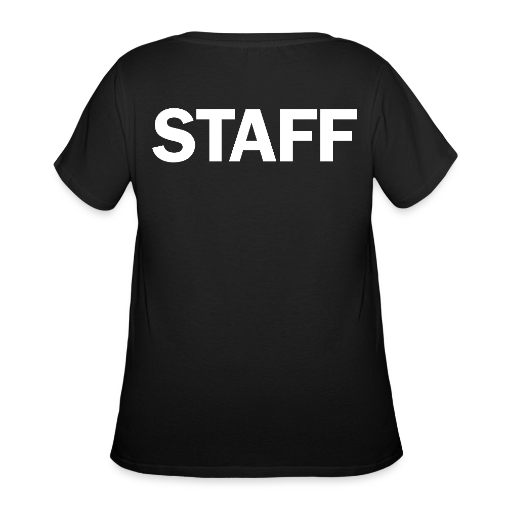 STAFF Women’s Curvy T-Shirt - black