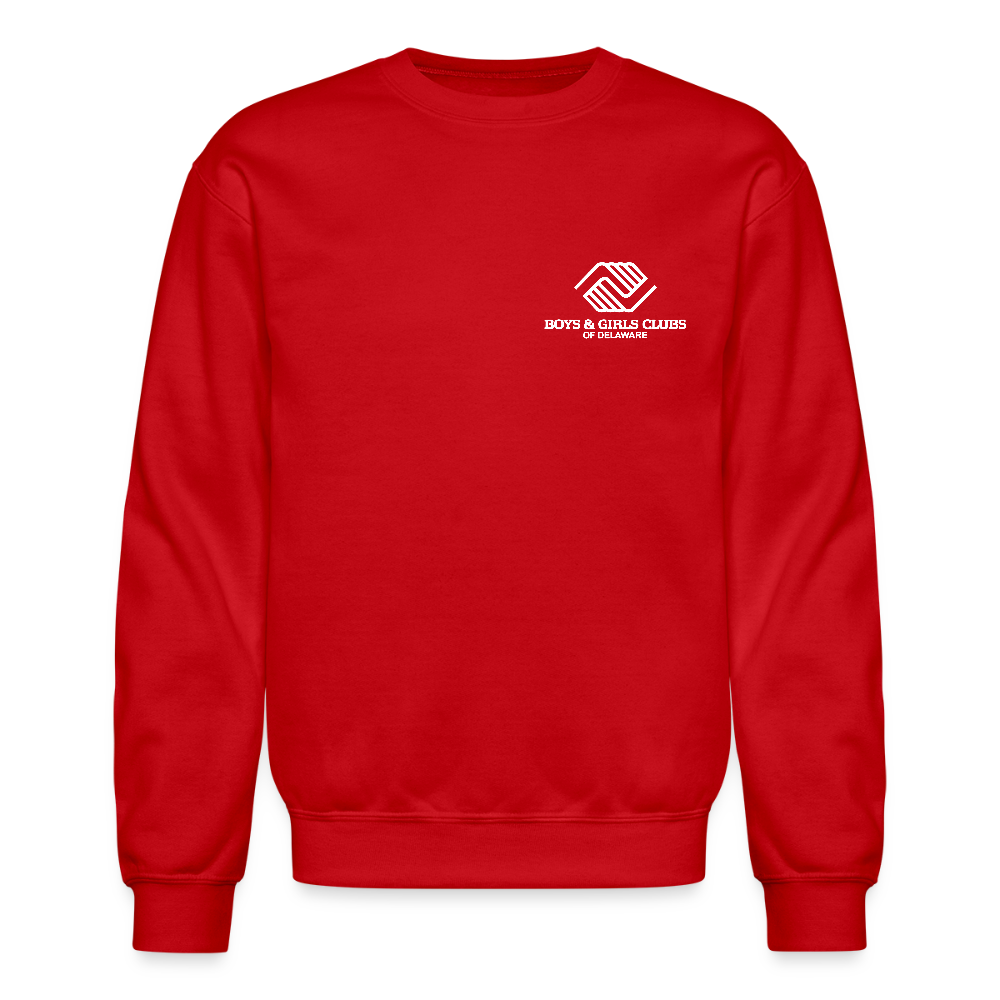 BGCDE Club Kids Need You Crewneck Sweatshirt - red