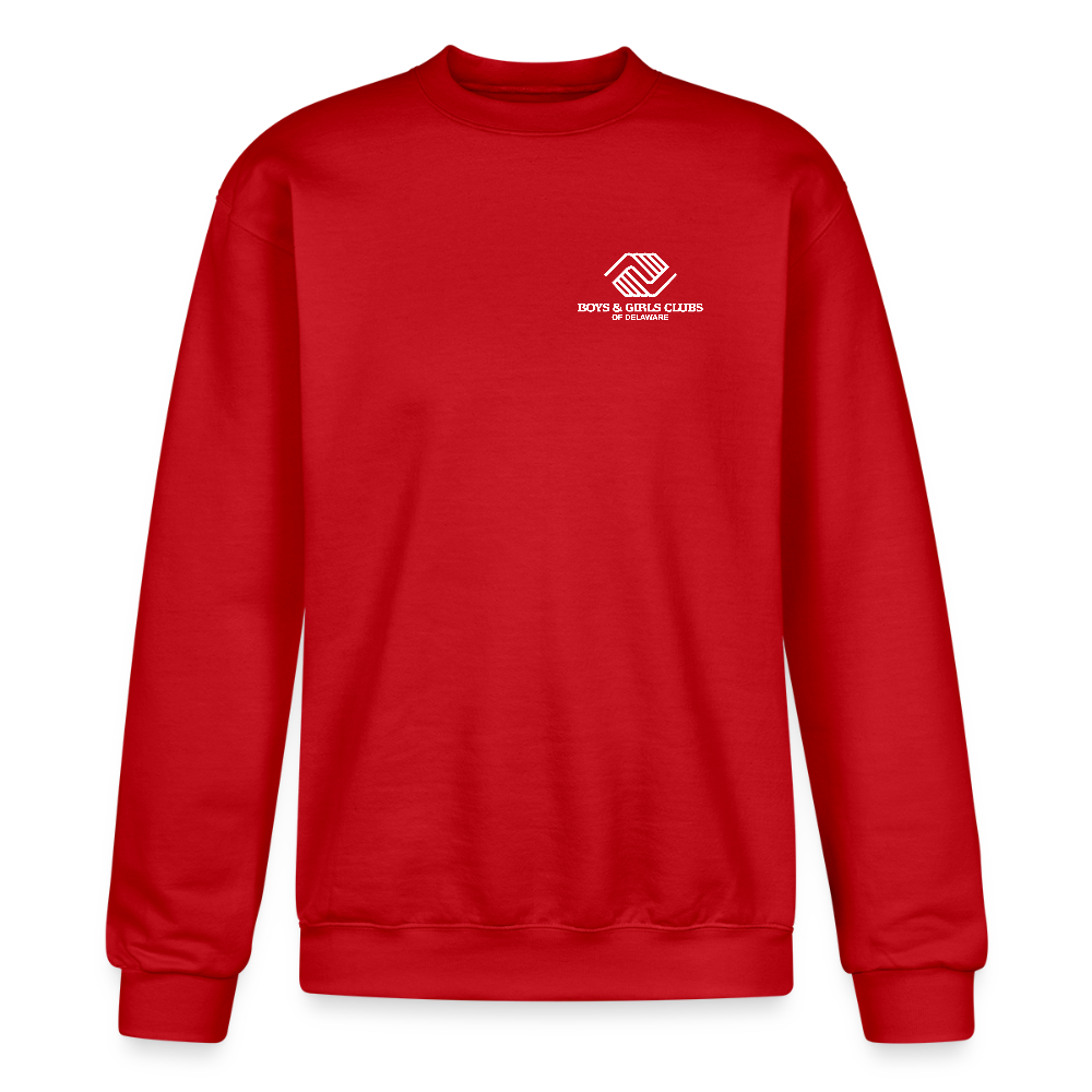 LOGO ONLY Champion Unisex Powerblend Sweatshirt - Scarlet