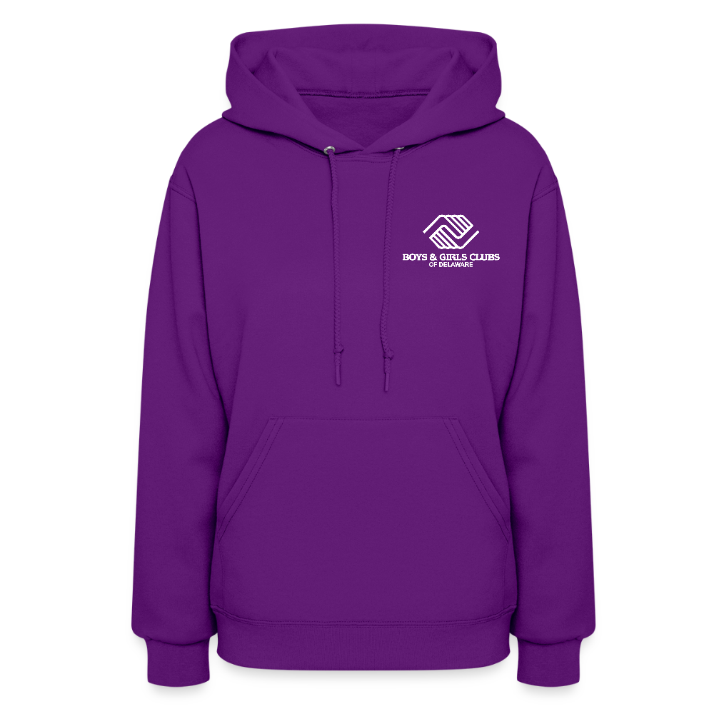 LOGO ONLY Women's Hoodie - purple