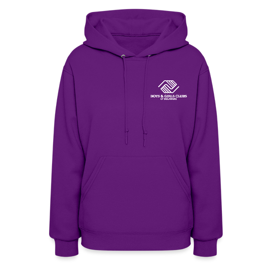LOGO ONLY Women's Hoodie - purple