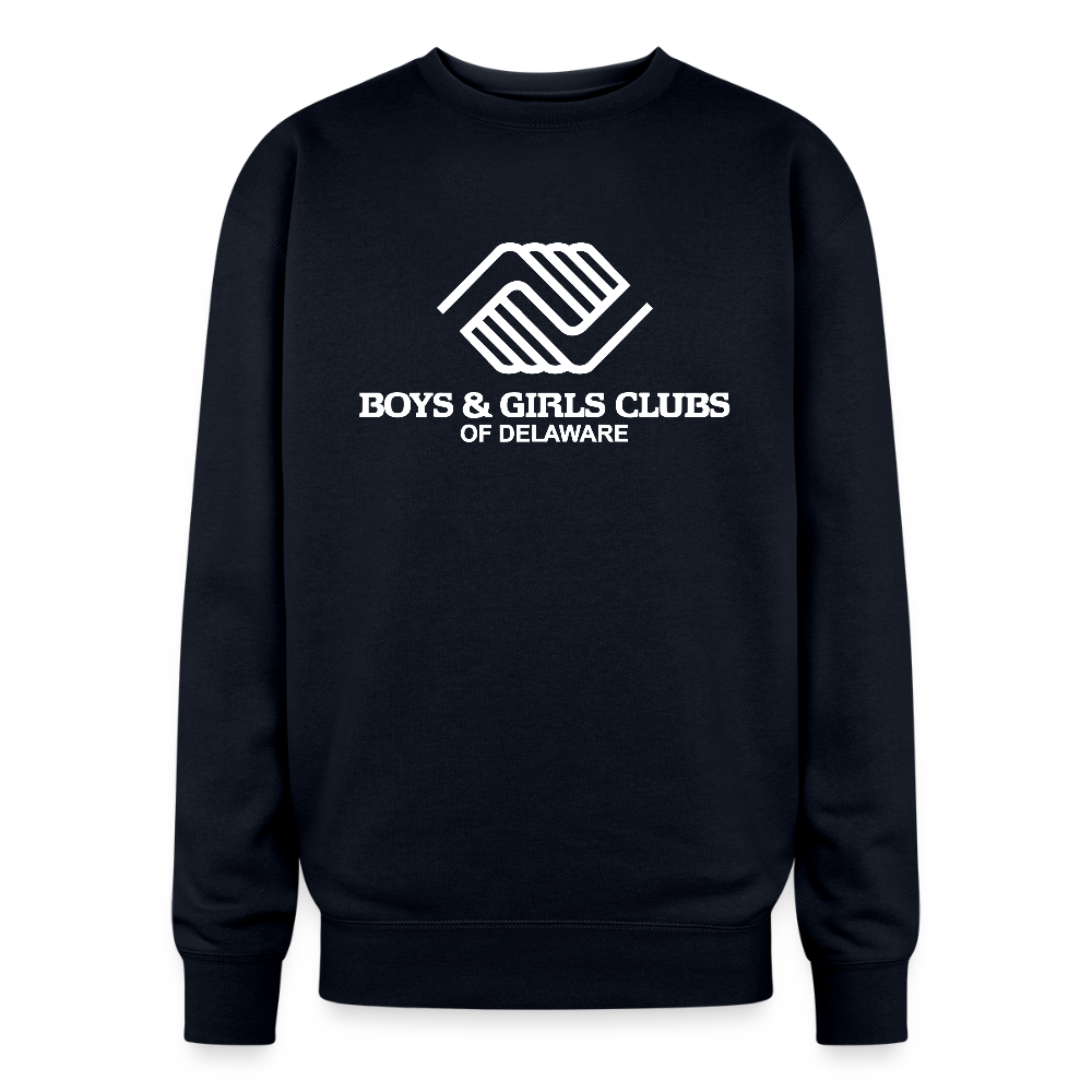 LOGO ONLY Oversized Crewneck Sweatshirt - navy