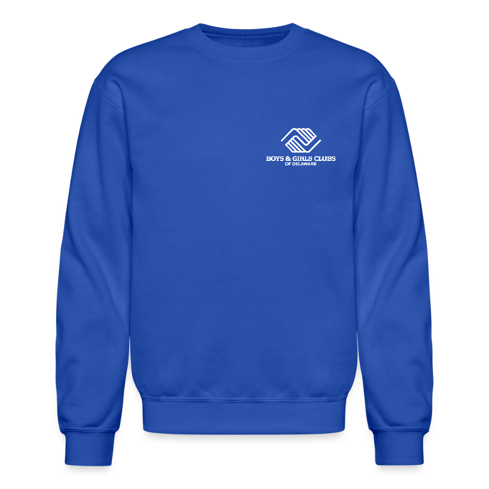BGCDE Club Kids Need You Crewneck Sweatshirt - royal blue