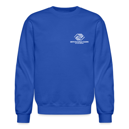 BGCDE Club Kids Need You Crewneck Sweatshirt - royal blue
