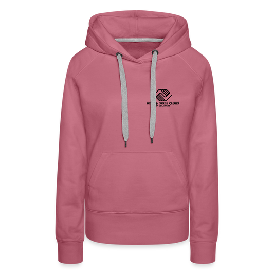 LOGO ONLY Women’s Premium Hoodie - mauve