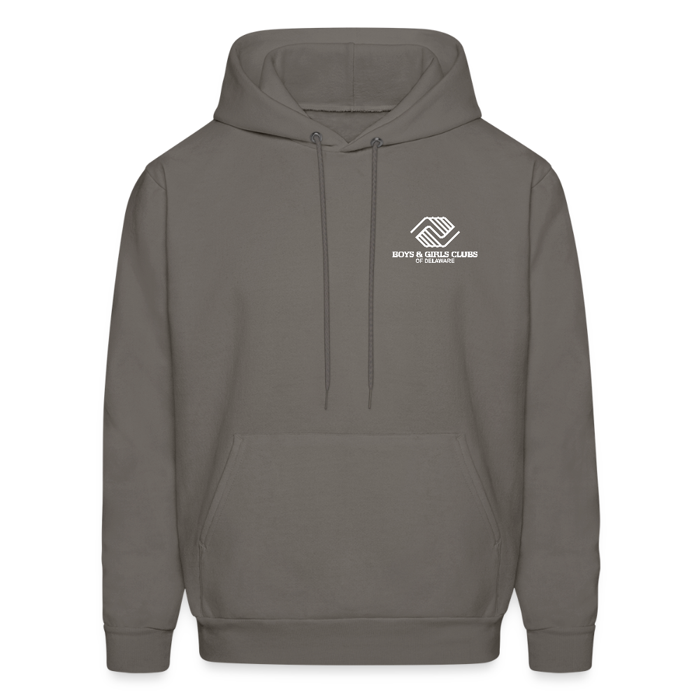 LOGO ONLY Men's Hoodie - asphalt gray