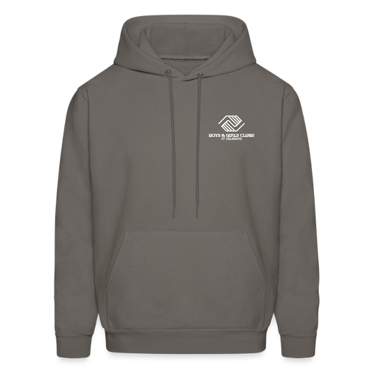 LOGO ONLY Men's Hoodie - asphalt gray