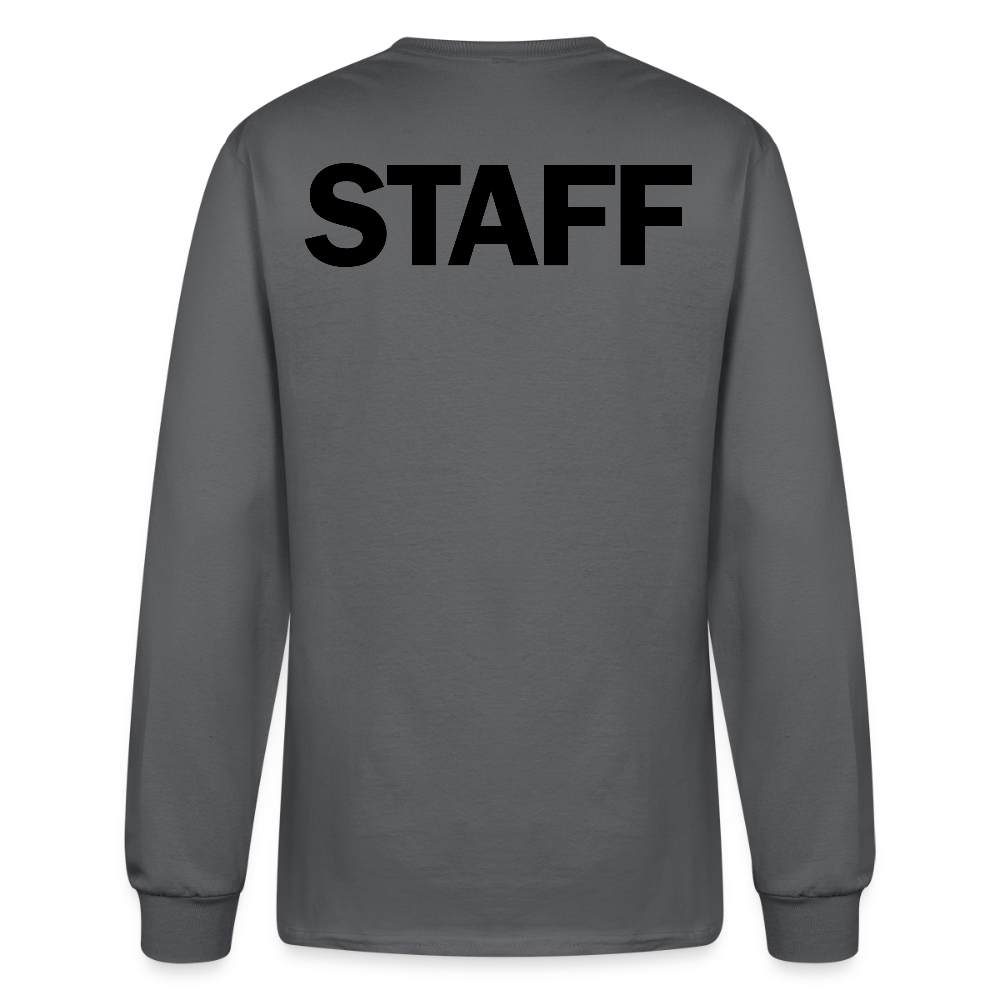 STAFF Men's Long Sleeve T-Shirt - charcoal