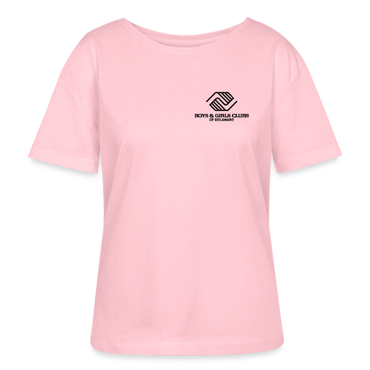 LOGO ONLY Stanley/Stella Serena Women’s Relaxed Organic T-Shirt - pale pink