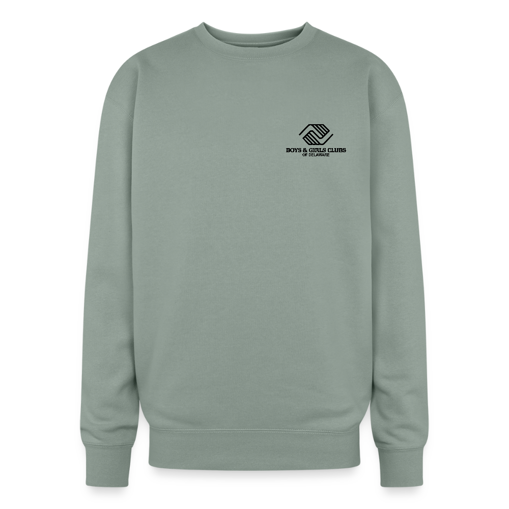 LOGO ONLY Oversized Crewneck Sweatshirt - sage
