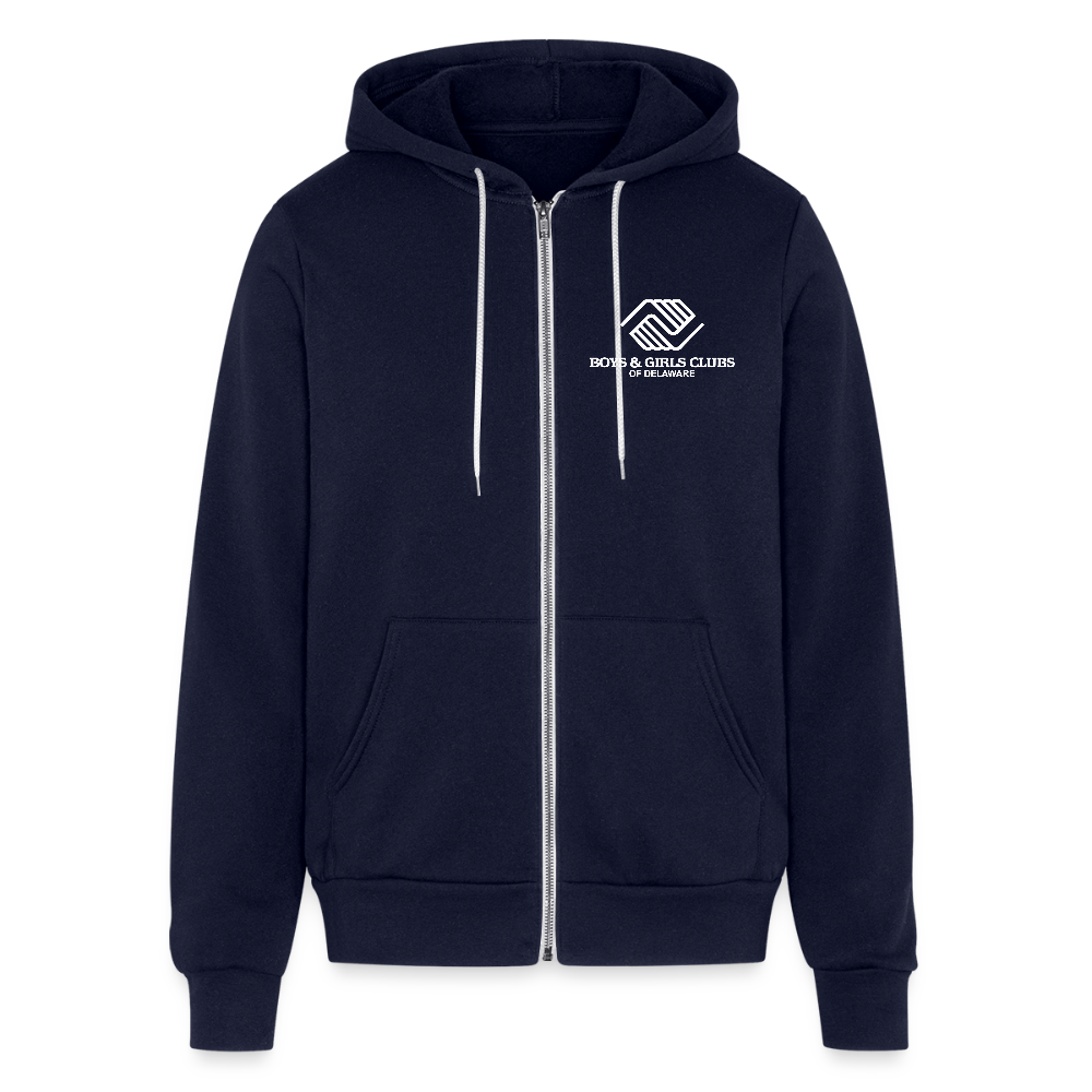 BGCDE Club Kids Need You Unisex Full Zip Hoodie - navy