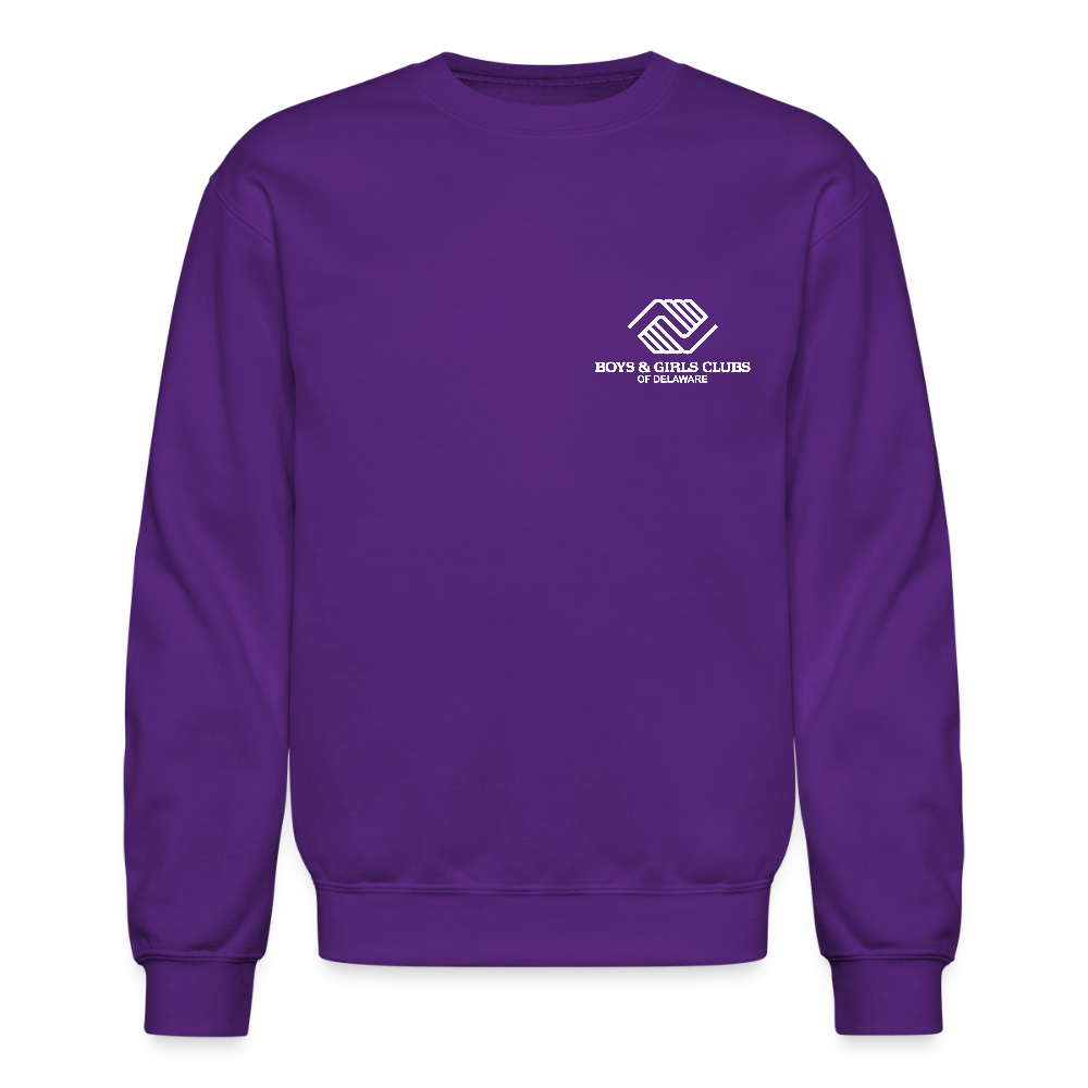 LOGO ONLY Crewneck Sweatshirt - purple