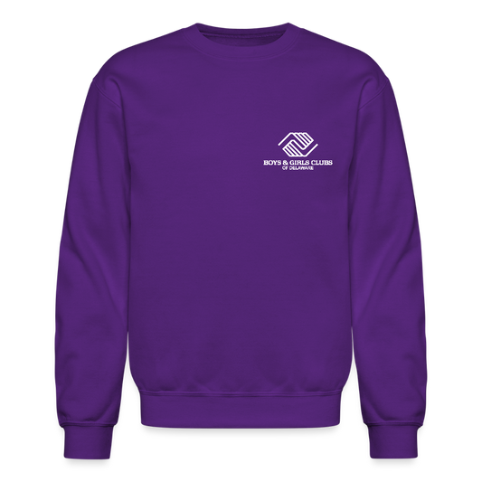 LOGO ONLY Crewneck Sweatshirt - purple